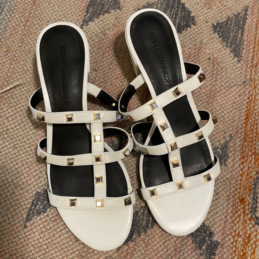 Rebecca Minkoff studded slides